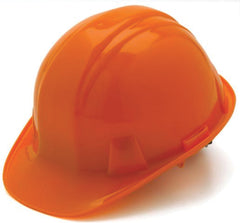 Pyramex HP14140 SL Series Hard Hat Orange-Standard Shell 4 Pt Ratchet Suspension HP14140