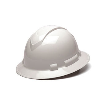 Pyramex HP54110 Ridgeline Full Brim White Hard Hat