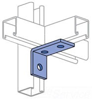 Unistrut Corp. P1458EG UNISTRUT P1458-EG 3-Hole 90D Corner Angle