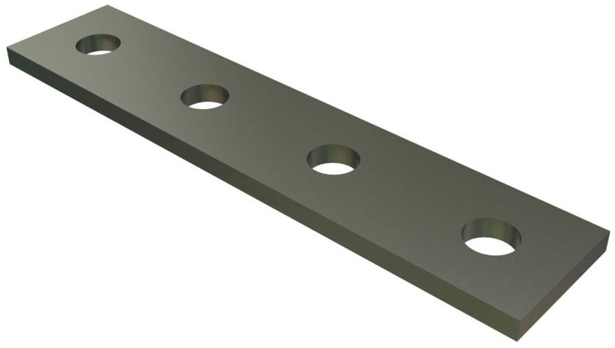 Unistrut P1067EG 4 Hole Flat Plate Fitting