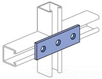 Unistrut Corp. P1066EG 3 Hole Flat Plate Fitting