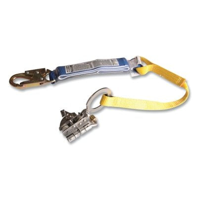 Werner L240001 Trailing Rope Grab with Shock Absorbing Lanyard 3 ft