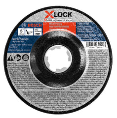 Bosch GWX27LM500 5 x 1/4 X-LOCK Arbor Type 27 30 Grit Metal Grinding Abrasive Wheel