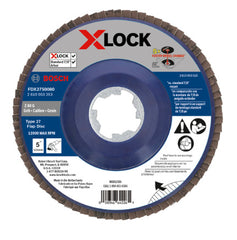 Bosch FDX2750080 5 X-LOCK Arbor Type 27 80 Grit Flap Disc