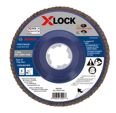 Bosch FDX2750120 5 X-LOCK Arbor Type 27 120 Grit Flap Disc