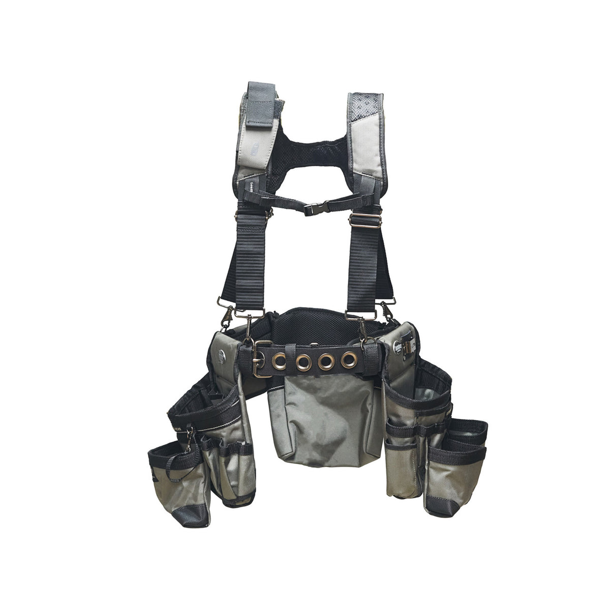 Bucket Boss 55185 Gray 27 Pocket 3 Framers Rig Bag