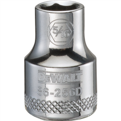 DeWalt DWMT86256OSP 3/8 In Drive Polished Chrome Standard Socket