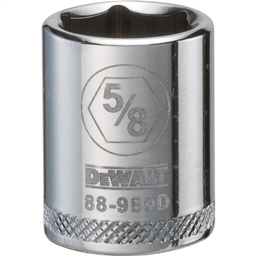 DeWalt DWMT88980OSP 3/8 in Drive Polished Chrome Standard Socket