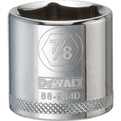 DeWalt DWMT88984OSP 3/8 in Drive Polished Chrome Standard Socket