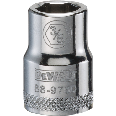 DeWalt DWMT88976OSP 3/8 in Drive Polished Chrome Standard Socket