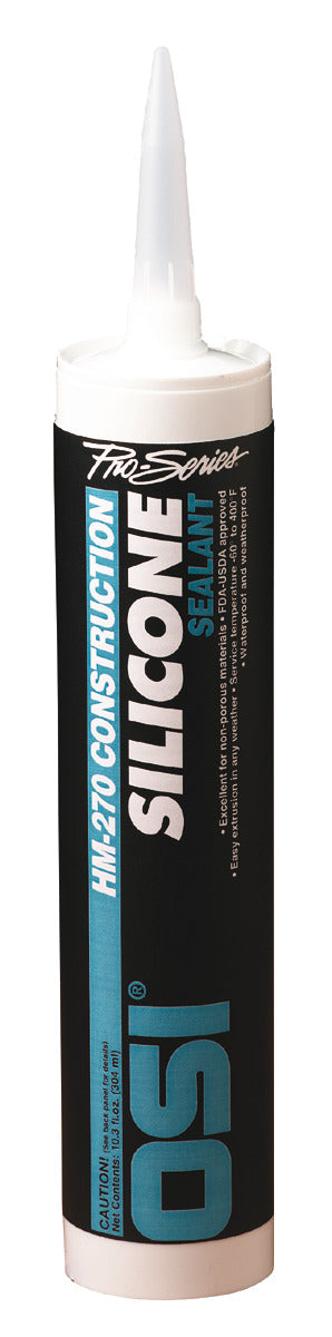 Henkel 1494045 OSI HM270 10 oz Cartridge Construction Silicone Sealant