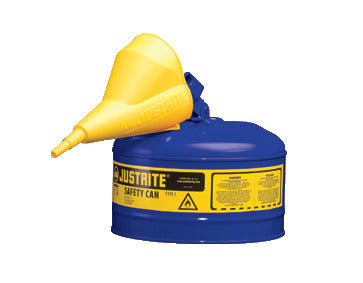 Justrite 7125310 Type I Steel Safety Can Kerosene 2.5 gal