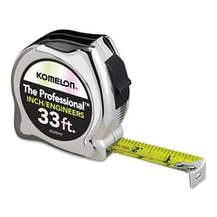 Komelon 433IEHV High Viz Professional Inch Engineer Tape Measure 33 ft x 1 in W Replacement MPN