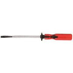 Klein K38 Slotted Screw-Holding Screwdriver, 8-Inch Shank