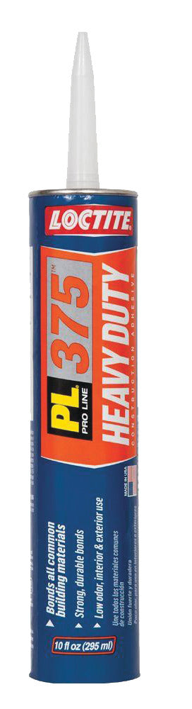 Loctite 1964642 10 oz. PL375 Heavy Duty Construction Adhesive