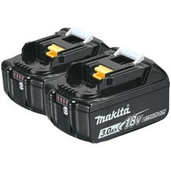 Makita BL1830B2 Cordless Power Tool Battery Lithium-Ion 18 Volt 3 Amp-Hr 30 Minute Charging Time