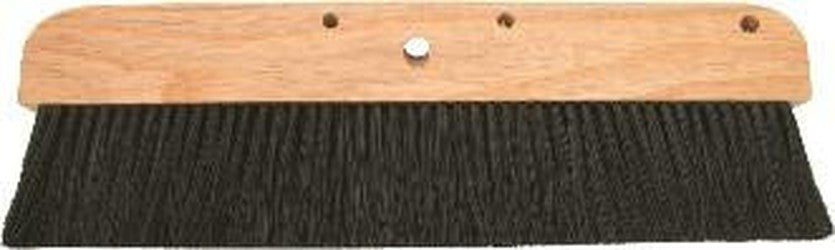 Marshalltown 799 Black Poly Finishing Broom-Wood Block 18In