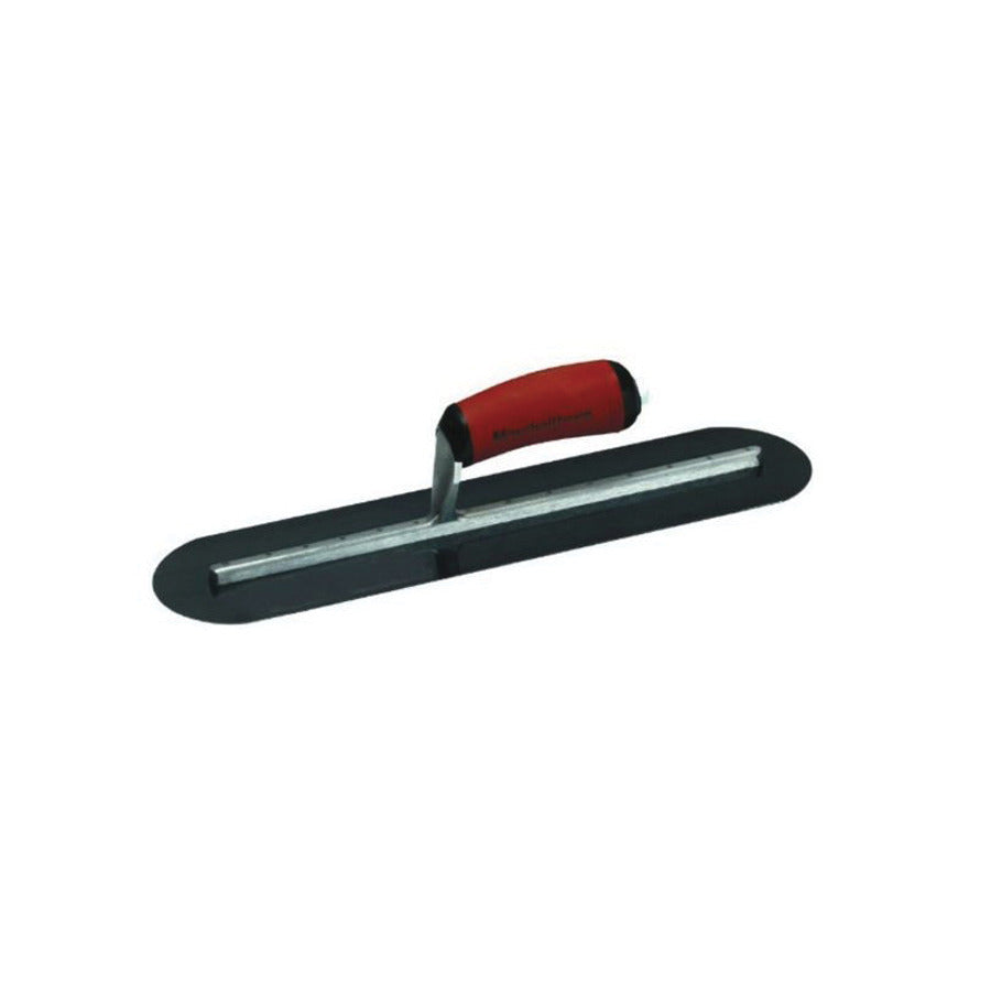 Marshalltown MXS20BRD 20 x 4 Blue Steel Fully Rounded Finishing Trowel Durasoft Handle