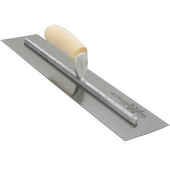 Marshalltown MXS77 18 x 4-1/2 Trowel Wood Handle