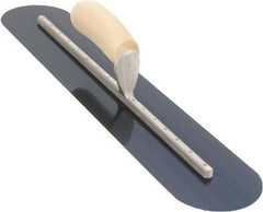 Marshalltown MXS205BR 20 x 5 Blue Steel Round End Finish Trowel