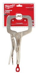 Milwaukee 48-22-3531 C-Clamp 11 In Torque Lock Locking C-Clamp Regular Jaws