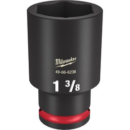 Milwaukee 49-66-6236 Shockwave Impact Duty 1/2 Drive 1-3/8 Deep 6 Point Socket