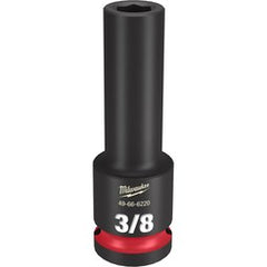 Milwaukee 49-66-6220 Shockwave Impact Duty 1/2 Drive 3/8 Deep 6 Point Socket