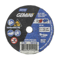 Norton 66243411402 Gemini A Type 01/41 Cut-Off Wheel 2 in 1/8 in 36 Grit