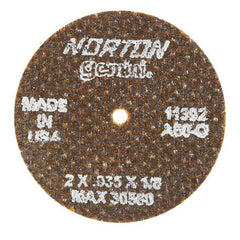 Norton 66243411402 Gemini A Type 01/41 Cut-Off Wheel 2 in 1/8 in 36 Grit