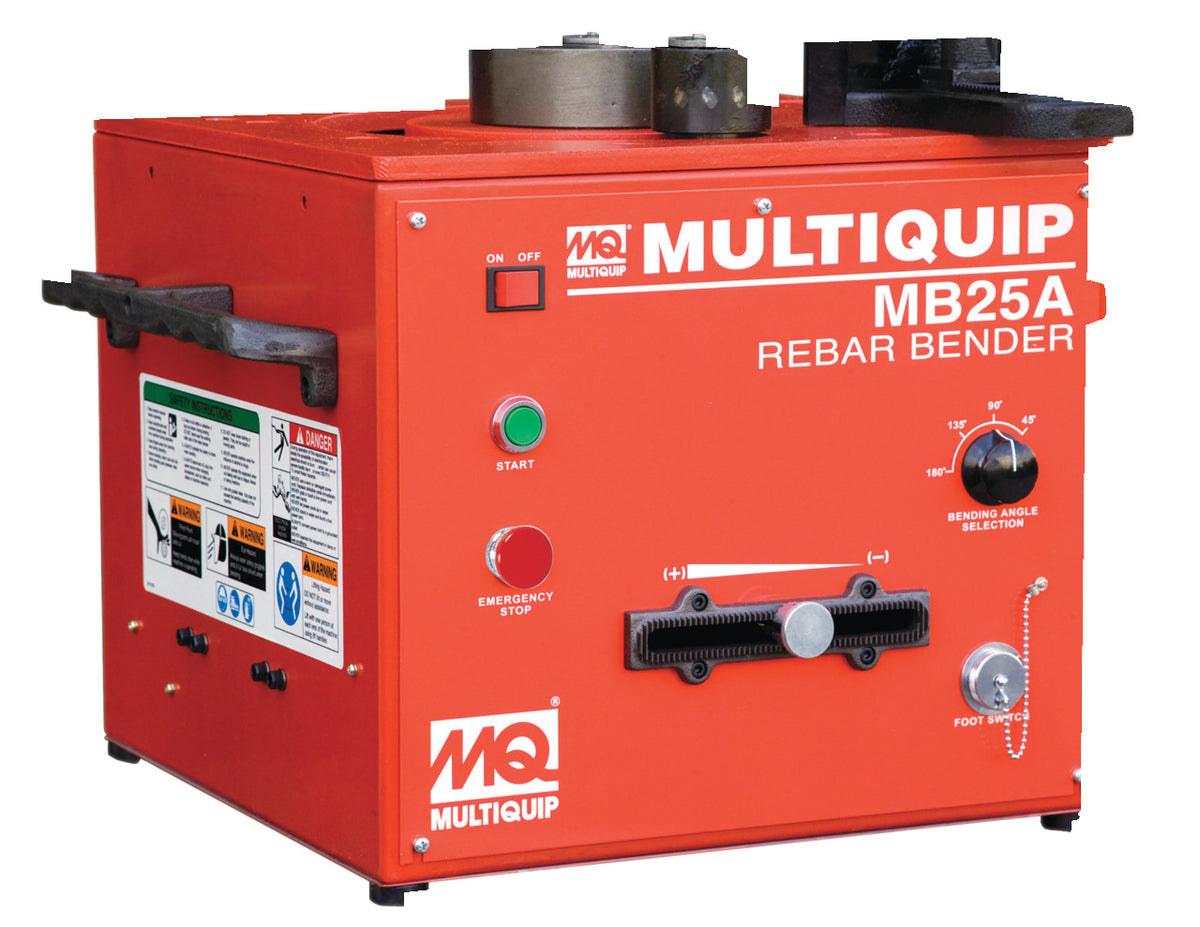 Multiquip MB25A #8 or 1 Electric Rebar Bender