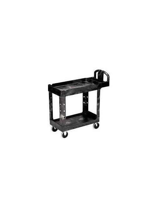 Rubbermaid FG452088BLA 500 lb Black Material Handling Utility Cart