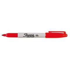 Sharpie 30102PP Fine Tip Permanent Marker Red Each