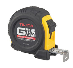 Tajima G2575MBW Tajima G-Series 25 Ft. / 7.5M X 1 Steel Inch Blade Standard & Metric Scale