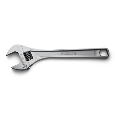 Wright Tool 9AC15 Satin Chrome Straight Adjustable Wrench