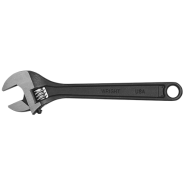 Wright Tool 9AB06 Adjustable Wrench Black Finish