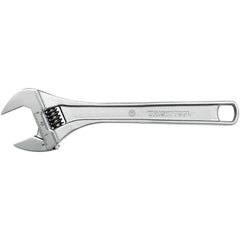 Wright Tool 9AC08 Adjustable Wrench - 1-1/8 In Wrench - 8 In Overall Length