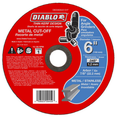 Diablo DBD060045101F 6 Metal Cut Off Disc Thin Kerf