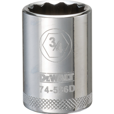 DeWalt DWMT74586OSP 1/2 in Drive Polished Chrome Standard Socket