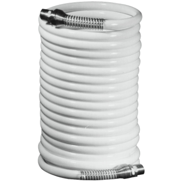 Dixon Valve & Coupling CC1412 | Coil-Chief Self-Storing Hose with Fittings | 12 ft | 200 psi