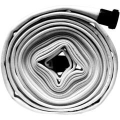 Dixon Valve & Coupling D815100RBF 800# Double Jacket All Polyester Fire Hose