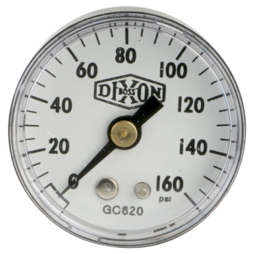 Dixon Valve & Coupling GC620 Dry Pressure Gauge 0-160 PSI