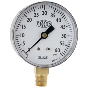 Dixon Valve & Coupling GL330 | Dry Pressure Gauge | 0 to 100 PSI