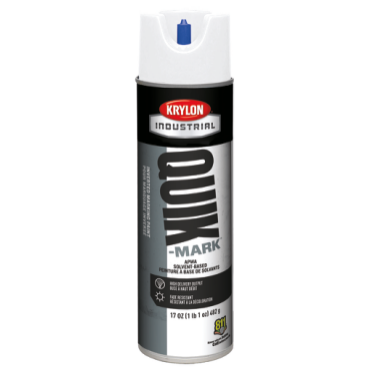 Krylon A03900007 Quik-Mark Solvent-Based Inverted Marking Paint 20 oz