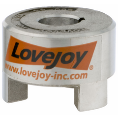 Lovejoy SS100X1 3/8HUB5/16 Stainless Steel Finished Bore Jaw Coupling Hub