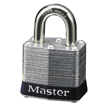 Master Lock 3KABLK Series 3 Reinforced Laminated Steel Padlock