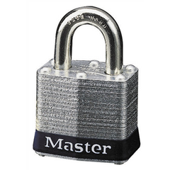 Master Lock 3KABLK Series 3 Reinforced Laminated Steel Padlock