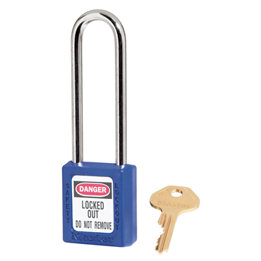 Master Lock 410LTBLU | Series 410 High Security Thermoplastic Safety Padlock