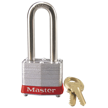 Master Lock 3KALHRED Series 3 Reinforced Laminated Steel Padlock