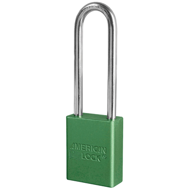 Master Lock A1107KAGRN Aluminum Rekeyable Padlock 1-1/2 in Body Width