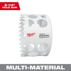 Milwaukee 49-56-0736 3-1/4 in HOLE DOZER with Carbide Teeth Hole Saw